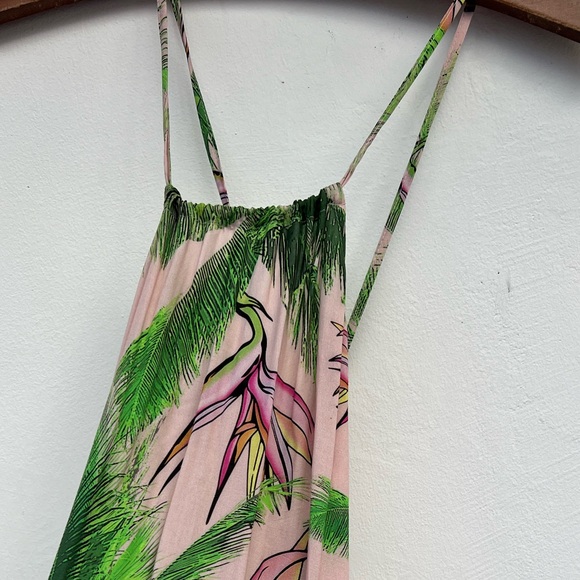 PilyQ Bermuda Spellbound Long Maxi Dress BMD-498D Floral Size Xs/Sm - Picture 5 of 12